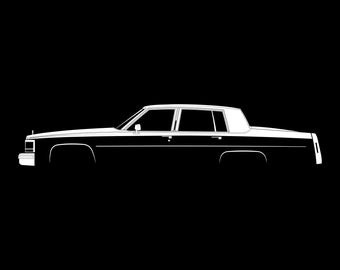 Fleetwood Brougham (1977) Silhouette Vector File