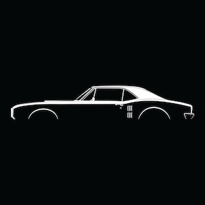 Firebird (1967) Silhouette Vector File