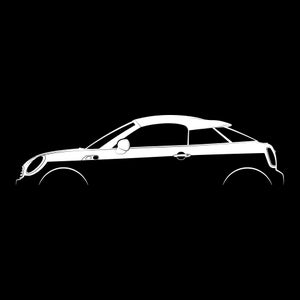 Cooper S Coupe (R58) Silhouette Vector File