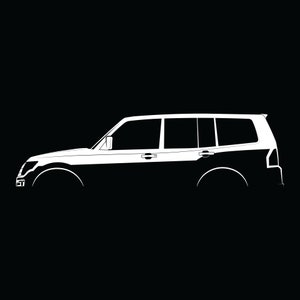 Pajero (2014) Silhouette Vector File