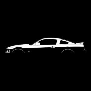 Mustang GT (2005) Silhouette Vector File