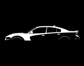 Charger Silhouette Image File