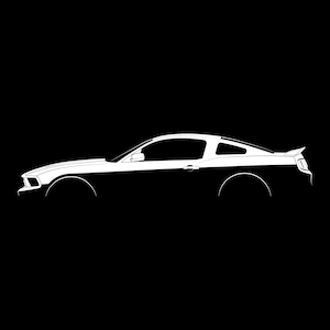 Mustang Boss 302 Leguna Seca Silhouette Vector File