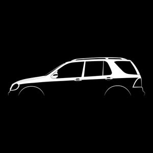 M-Class (W163) Silhouette Vector File