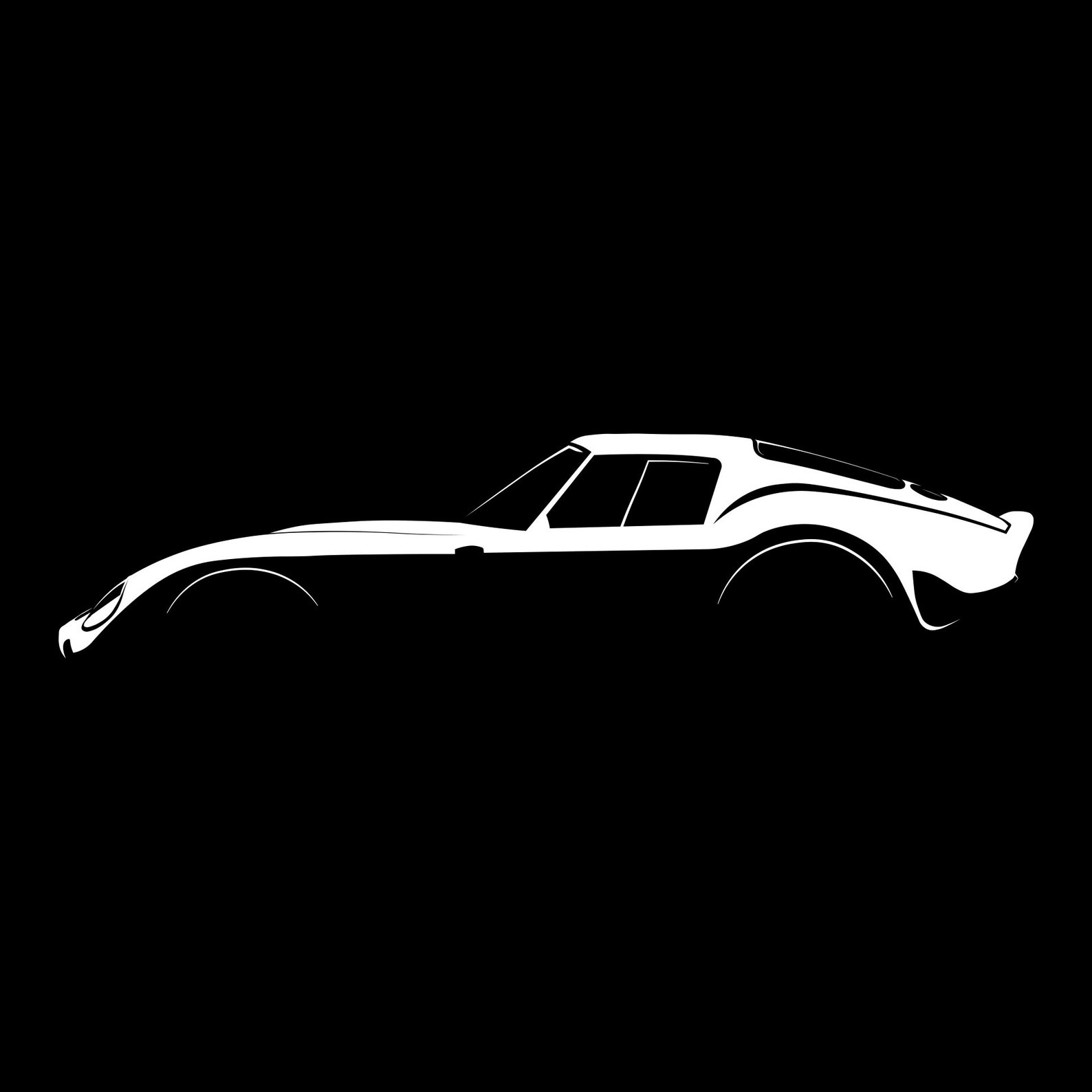 Gto Vector 250 GTO Silhouette Vector File - Etsy