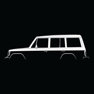 Pajero (1982) Silhouette Vector File