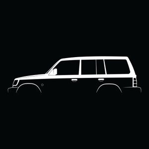 Pajero (1991) Silhouette Vector File