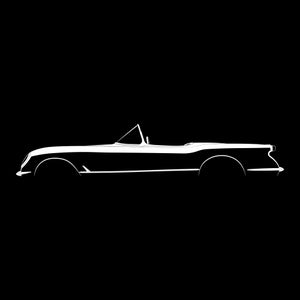 Corvette (C1 1953) Silhouette Vector File