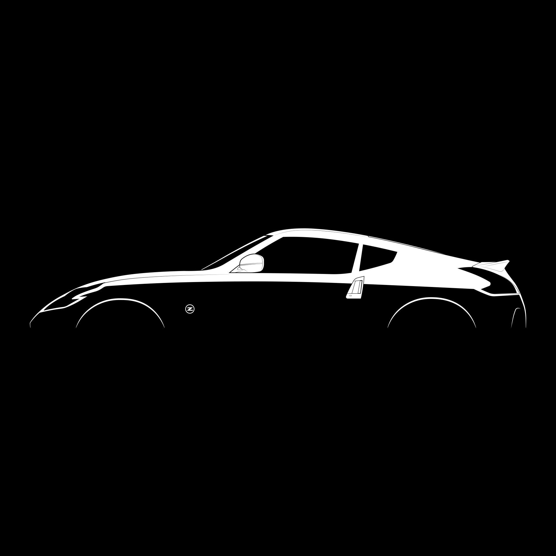 370Z (クーペ/ロードスター) シルエット ベクター ファイル - Etsy 日本