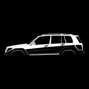 GLK-Class (X204) Silhouette Vector File