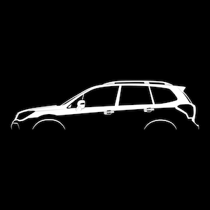 Forester (SJ) Silhouette Vector File