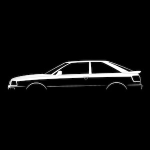 S2 Coupe Silhouette Vector File