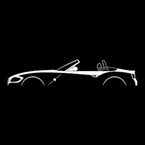 Z4 E85 Roadster/M Coupe Silhouette Vector File image 1