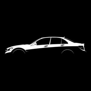 C-Class AMG (W204) Silhouette Vector File