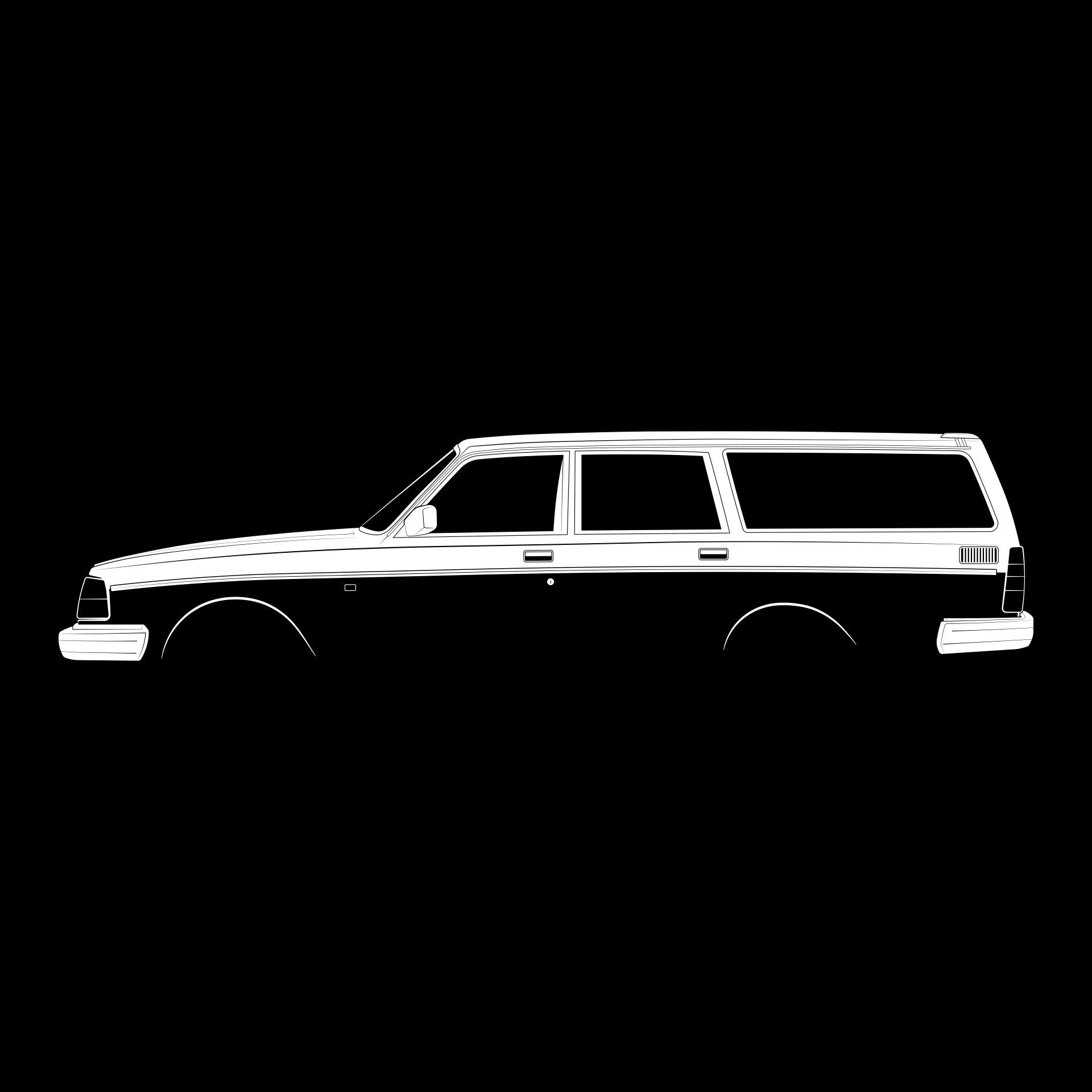 Volvo 245 - Etsy 日本
