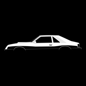 Mustang  M81 Silhouette Vector File