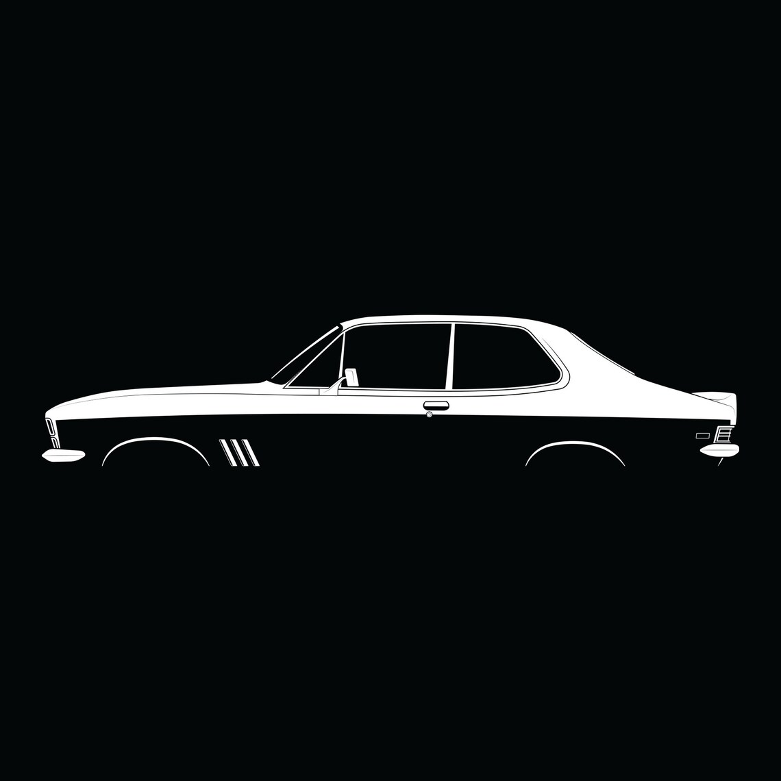 Torana XU-1 (LC/LJ) Silhouette Vector File - Etsy