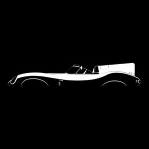 D-Type Silhouette Vector File