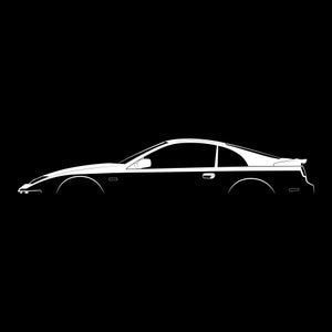 300ZX (Z32) Silhouette Vector File