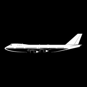 747 (-100, -200, SP) Silhouette Vector File