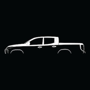 L200 (2019) シルエット ベクター ファイル