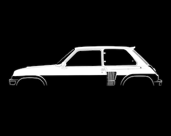 5 Turbo Silhouette Vector File