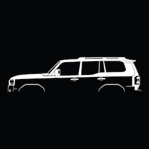 Land Cruiser Prado (LC250) Silhouette Vector File