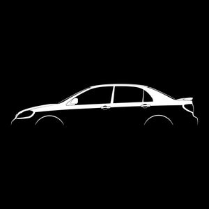 Corolla XRS (E120) Silhouette Vector File