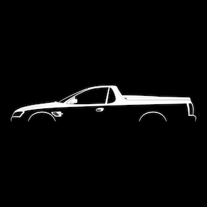 Commodore Ute SS Thunder (VZ) Silhouette Vector File