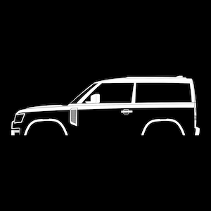 Defender 90/110 (2020) Silhouette Vector File