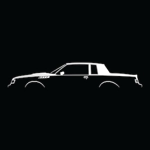 Buick GNX and Grand National Silhouette Vector File