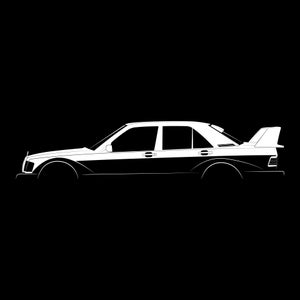 190 E 2.5-16 Evolution II Silhouette Vector File