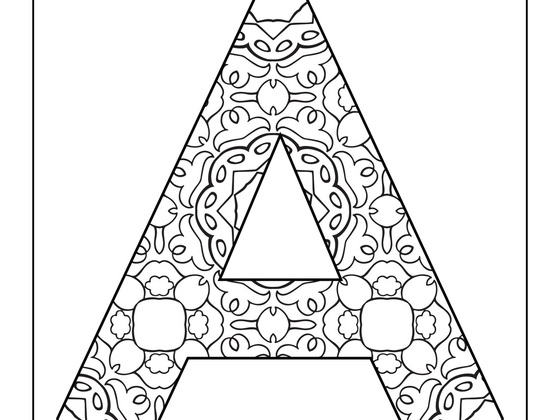 26 Page Alphabet Coloring Pages, Coloring Designs, Pdf Coloring Pages ...