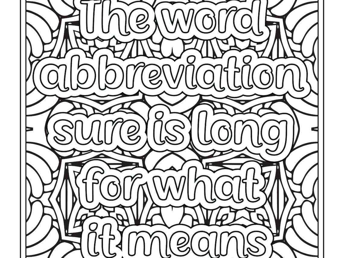 25 Funny Quotes Coloring Pages, Funny Coloring Book, Quote Coloring ...