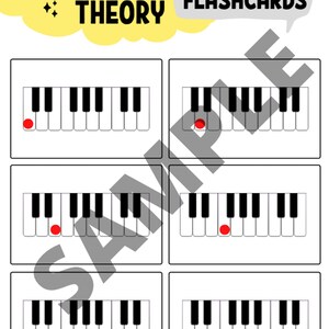 Printable Music Theory Flashcards Music Music Teacher - Etsy