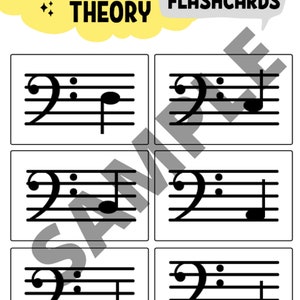 Printable Music Theory Flashcards Music Music Teacher - Etsy