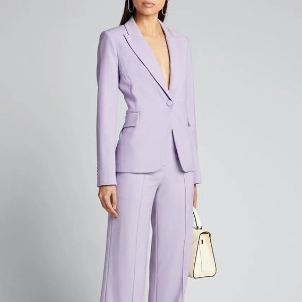 Lavender Pant Suit Etsy