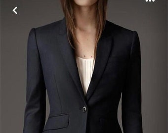 PANT SUITS women, Women Suit Black, Dress Suit Women, Business Suit Women, Women Tailored Suit, Two piece suit Women