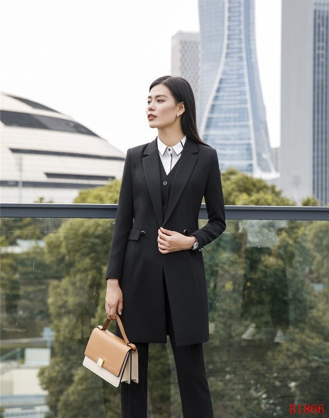 Black Suit for Women, Dressy Pant Suits for Women , Womens Wedding Suit Set , Women Formal Wear