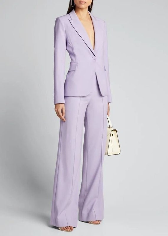 Lavender Dressy Pant Suits for Women Wedding Guest/women Formal Suit/custom  Business/prom 2 Piece Suits for Women and Girls -  Canada