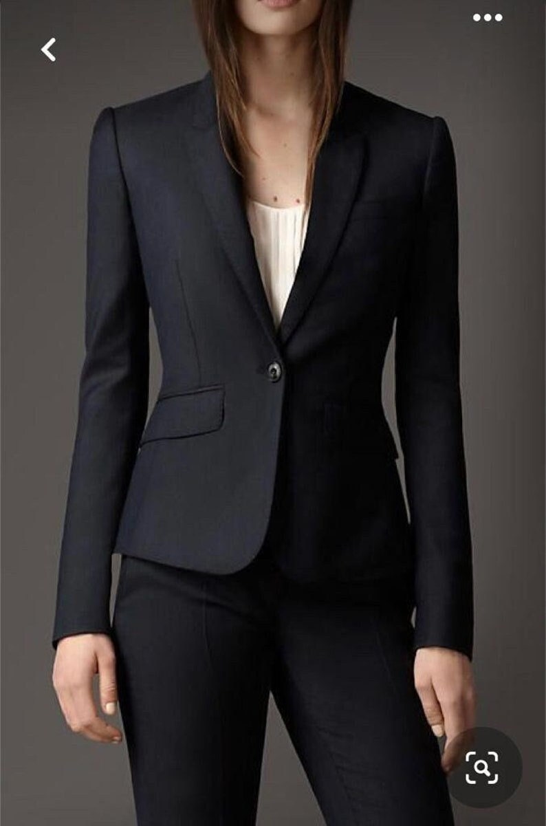 Two Piece Pant Suit Formal Ladies Black Blazer Women Business Suits With  Pant And Jacket Set Elegant Office Uniform Design StylesWomens From  Maoyiyi, $56.78 | DHgate.Com