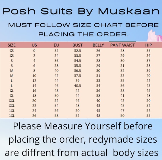 FREE Dress Size Chart Templates & Examples - Edit Online & Download