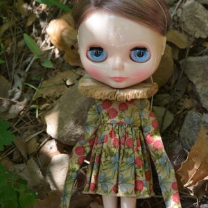 Vintage Blythe Doll Outfit: Hat, Scarf & Pants - Fits OB24 12&quot; Dolls