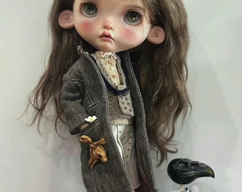Vintage Long Coat Doll Clothes: Blythe, Azone OB24, OB22