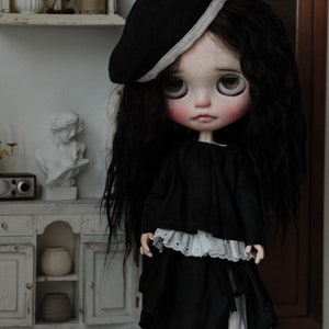 3-Piece Blythe Doll Clothes Set: Top, Shorts & Hat - OB24, Azone