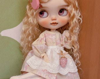 Blythe Doll Dress & Aprons: 1/6 Scale Doll Clothes for Azone OB24/OB22