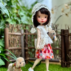 Blythe Doll Dress: 2-Piece Outfit for Azone OB24/OB22