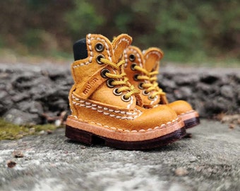 Vintage Style Doll Leather Boots, Fits Blythe, Azone S, OB22/OB24