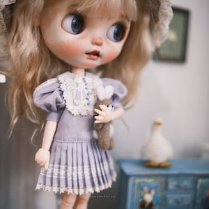 Vintage Blythe Doll Dress: 1/6 Scale Azone OB24 Outfit