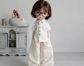 Puppen-Shirt: Weiss oder Grau, für Azone/Ob22/Ob24/Blythe